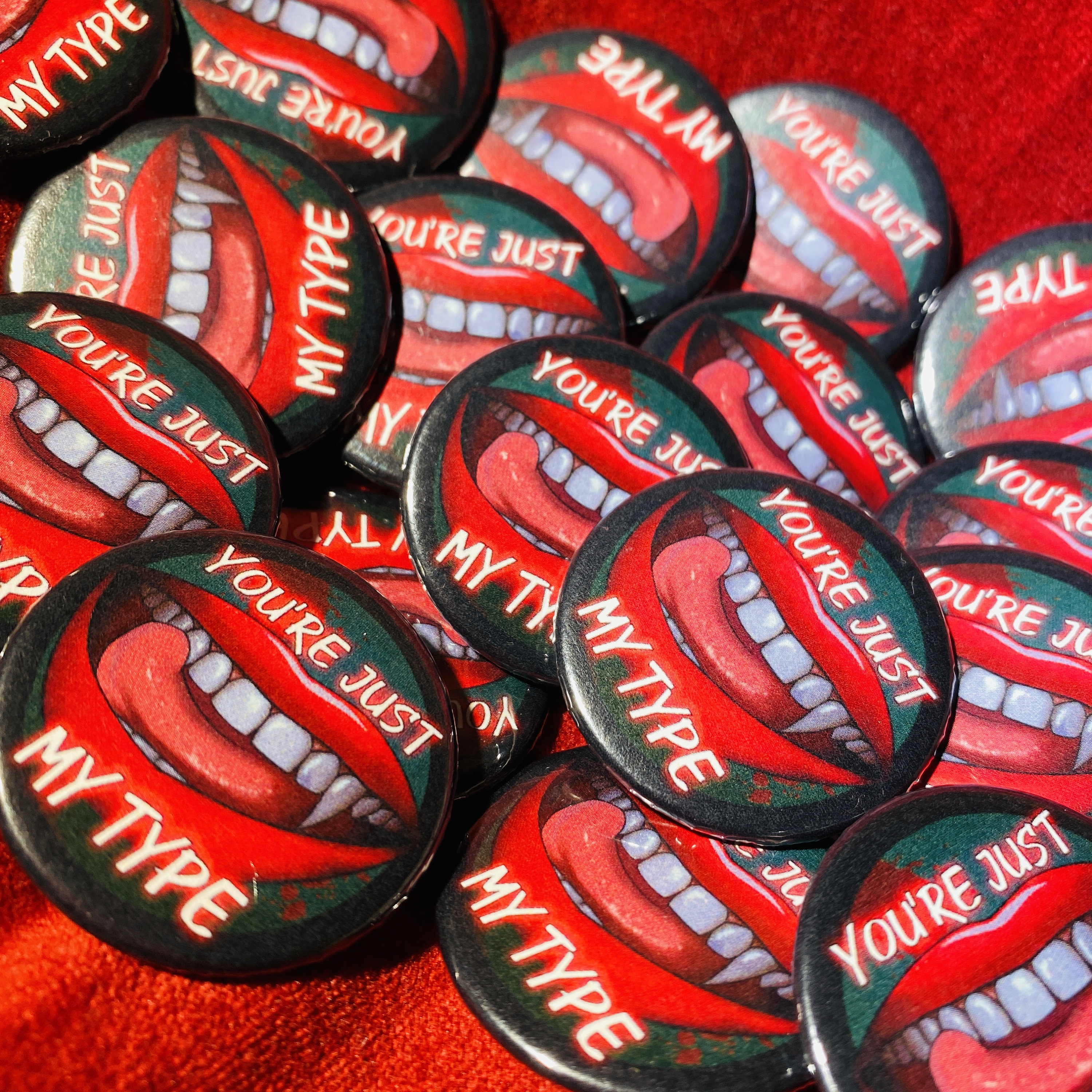 Gothic Button Pin Badges [COLLECTION OF 4] - Etsy