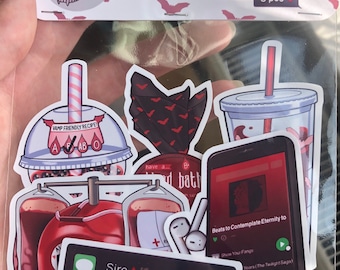 Modern Vampire - Gothic Vinyl Sticker Pack (6 pieces)