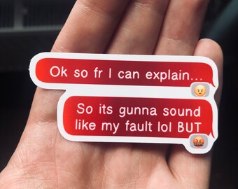 I Can Explain! - Vampire Sticker