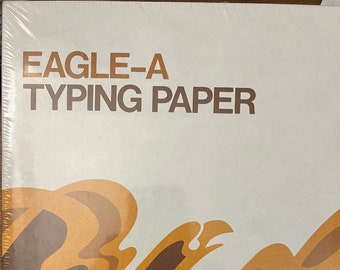 Vintage Eagle-a Onion Skin Paper: 10 Sheets Typewriter Paper
