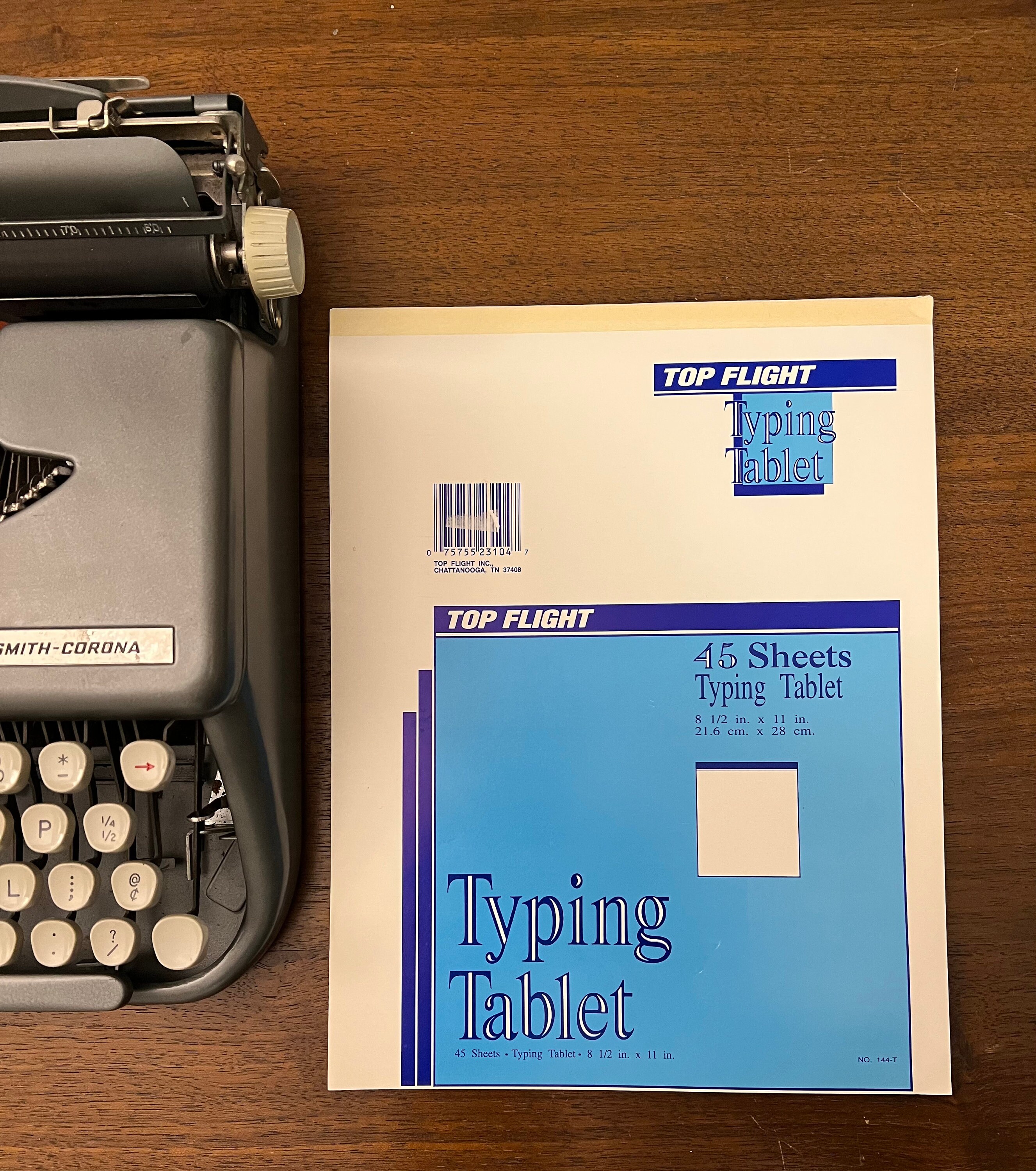 Vintage Typewriter Paper Pad Top Flight Typing Tablet 45 Etsy