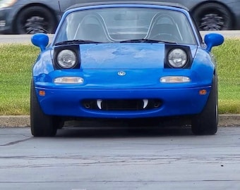 Mazda Miata Vehicle Front Smile Car Grille Teeth Fangs NA NB Made In The USA Universal Fitment Halloween Toyota Subaru Bmw Honda