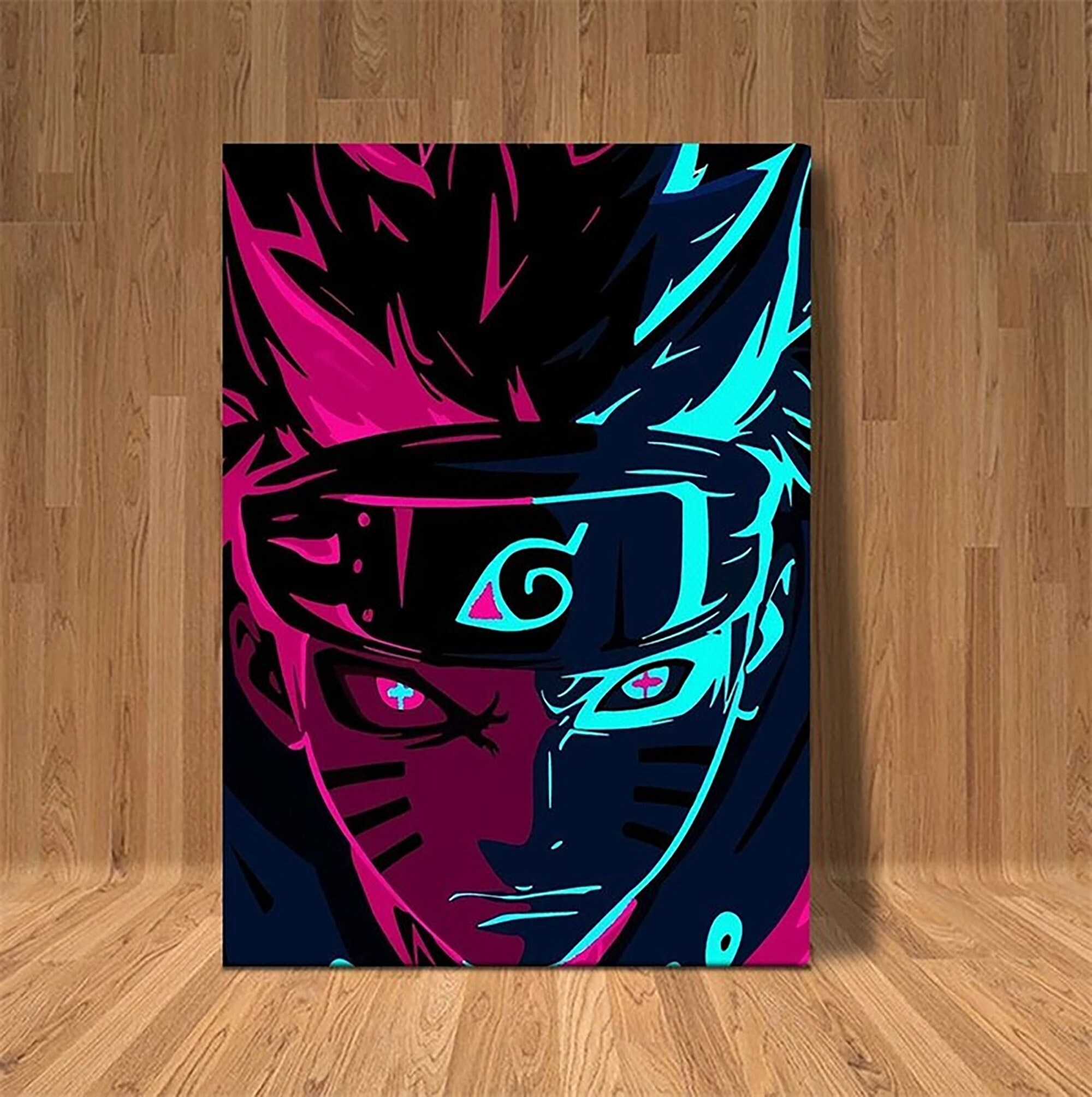 Affiche Mural Inspirée Du Célèbre Manga Naruto