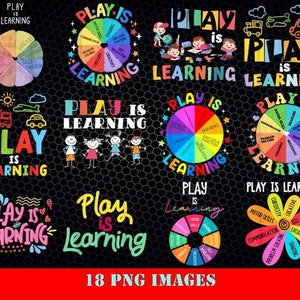 Play Is Learning Funny Teacher Png, Teacher Life Png, Kindergarten Teacher Png, Teacher Appreciation Gift