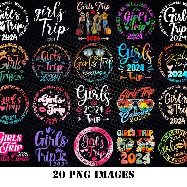 Girls Trip 2024 Png, Friends, Beach, Drinks, Girls Trip Png, Girls Weekend Png, Friends Trip Png