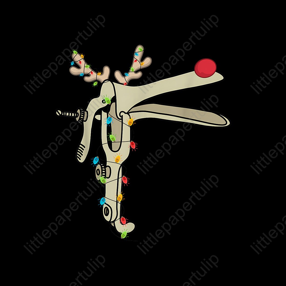 Reindeer Speculum Nurse Png Funny OBGYN Nurse L&D Nurse Xmas Etsy