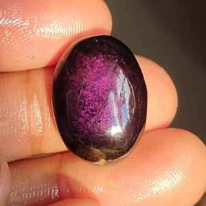 Natuurlijke purpuriet ovale vorm cabochon losse edelsteen, topkwaliteit purpuriet edelsteen, hanger edelsteen, 27 Ct. 22x17x6MM