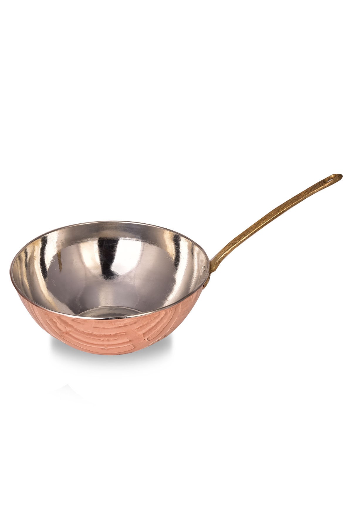 Copper,Diameter 30cm Without Ears Thickened Pure Copper Wok Handmade Copper Wok Non Stick Stir-Fry Wok 