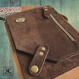 JeroniMini, PDF pattern leather, sewing pattern bag, shoulder bag pattern, bag sewing pattern, svg bag, phone bag sewing pattern, pdf bag image 15