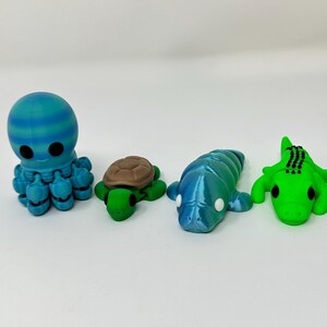 3D Printed Mini Flexi Animals | No Mystery Packs, Pick Your Animals | ADHD Fidget | Adult Fidget | Stim Toys