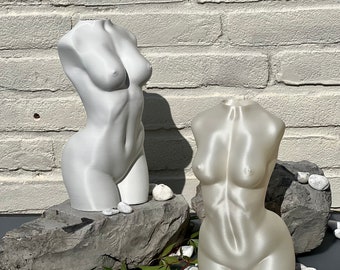 Female body vase, torso vase of woman, modern vase body sculpture for dried flowers and artificial flowers
