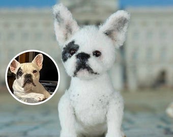 Dog from photo, French bulldog from photo, gift for dog lovers, gift for dog owners, mini dog, crocheted dog, dogs