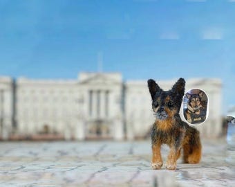 Personalized gift for dog owners, German Shepherd from photo, Miniature dog, Pet from photo, Crocheted dogs from photo