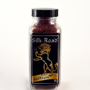 Saffron! Silk Road Saffron (25 gram) Organic premium Grade A Afghan Saffron, Ranked #1 in the world, From our farm to your kitchen.
