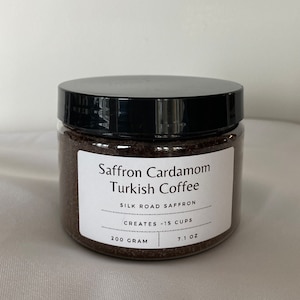 Saffron Cardamom Turkish Coffee