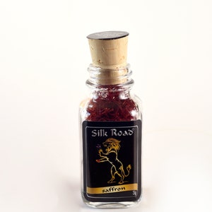 Saffron! Silk Road Saffron (3 gram) Organic premium Grade A Afghan Saffron Ranked #1 in the world, From our farm to your kitchen.
