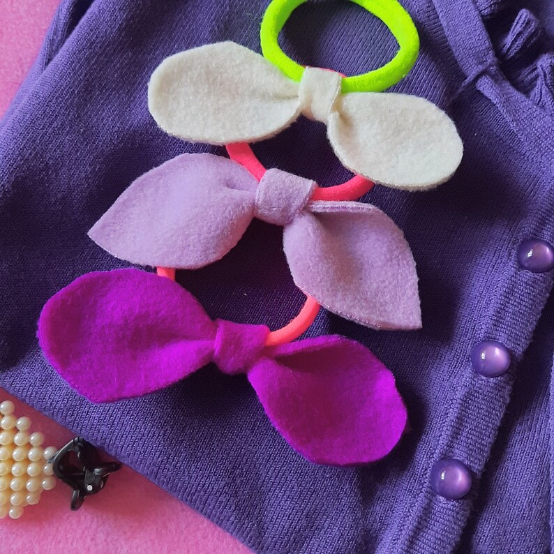 Diy Hair Bow NO SEW Knotted Hair Tie Pattern Baby Girl Hair Etsy