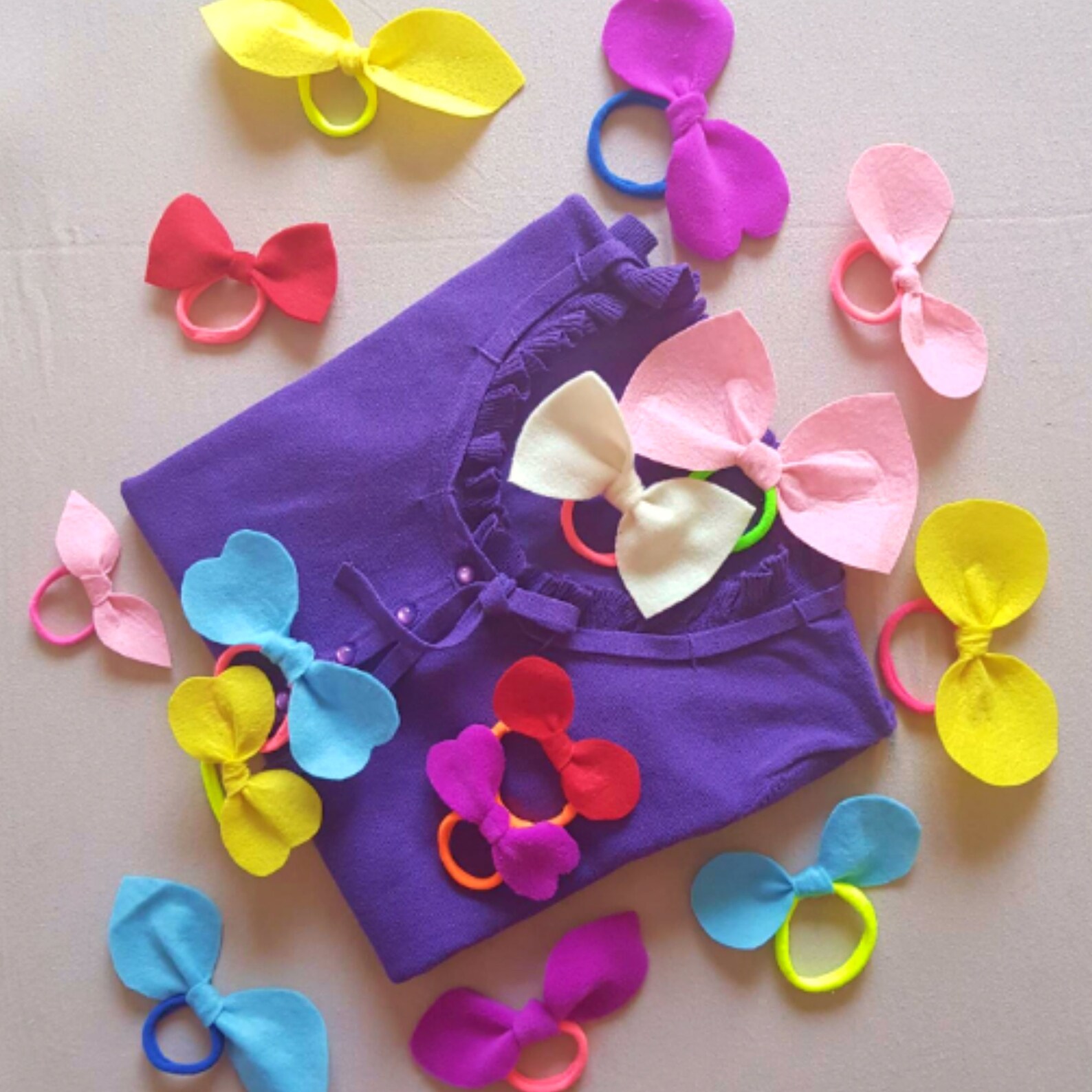 Diy Hair Bow NO SEW Knotted Hair Tie Pattern Baby Girl Hair Etsy