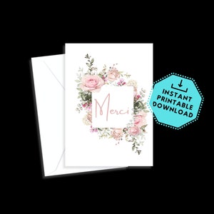 Romantic Thank You ecard Printable Downloadable Greeting Card for spouse friend girlfriend wife boyfriend husband 2024