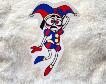 Waterdichte vinylsticker Jester Girl Pomni | Geweldig digitaal circus | TADC: