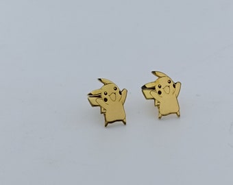 Silver Bunny Stud Earrings, Rabit Earrings, Cartoon Stud Earrings, Cartoon Jewelry, Cartoon Gifts, Gift for Kids