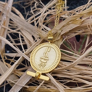 Egypt Ring Cartouche Necklace | Hieroglyph Necklace Jewelry | Egypt Jewelry | Egyptian Pendant with Name | Vertical