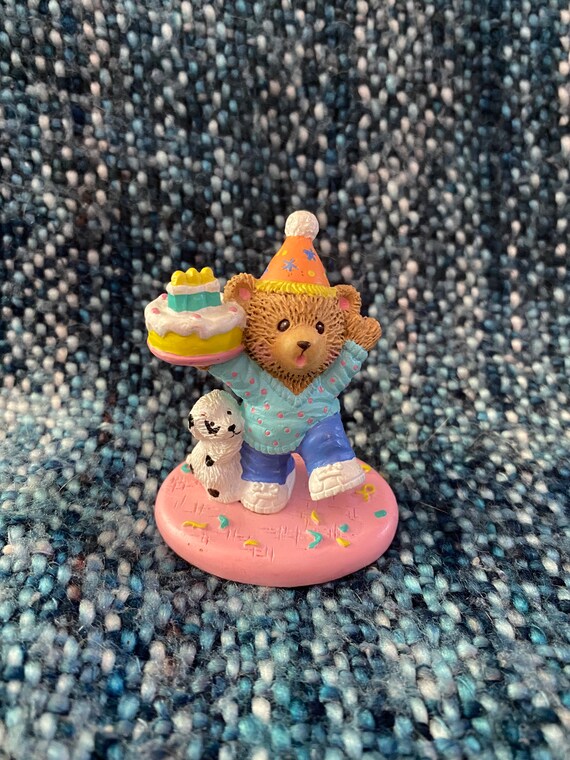Russ Wishes and Wonders Birthday Teddy Bear Figure by Russ and - Etsy