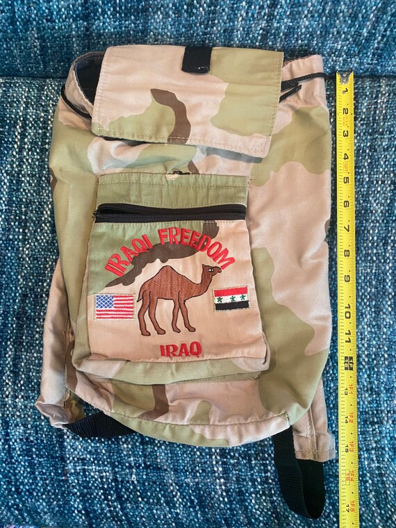 Operation Iraqi Freedom Camel Bag- Iraq War Camouflage US  display picture 3