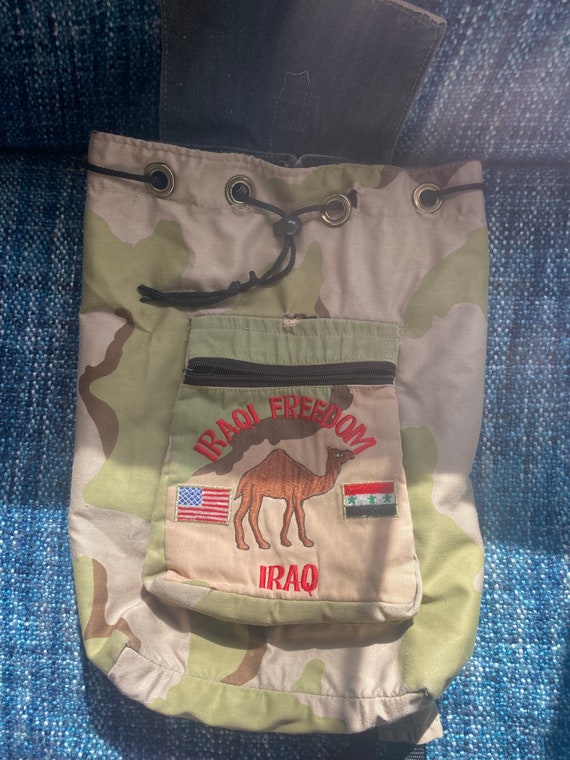 Operation Iraqi Freedom Camel Bag- Iraq War Camouflage US 