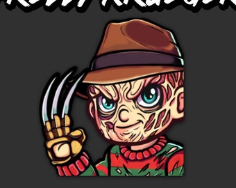 Freddy Animated Emote: Horror Twitch/Kick (GIF)