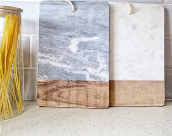 Wood and Marble Chopping Boards