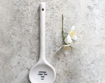 Porcelain spoon