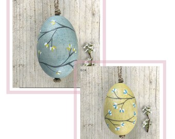 Blossom painted egg