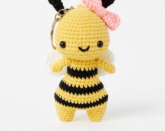 Sleutelhanger gehaakte bij: handgemaakt amigurumi-katoen speelgoed