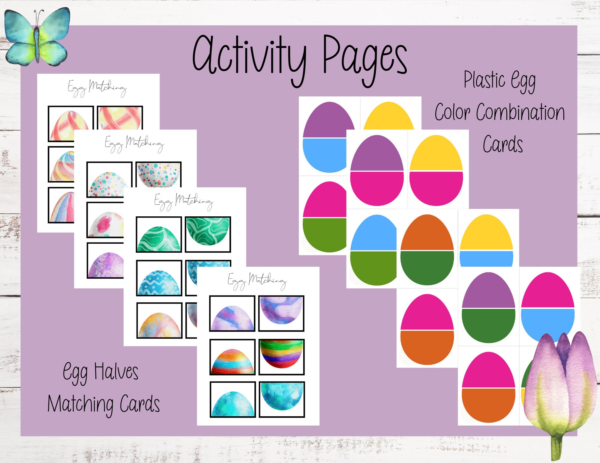 Easter Printable Bundle, Easter Printables for Kids, Easter Preschool ...