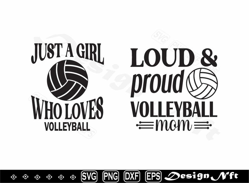 Volleyball Svg, Volleyball Love Svg, Volleyball Cut Files for