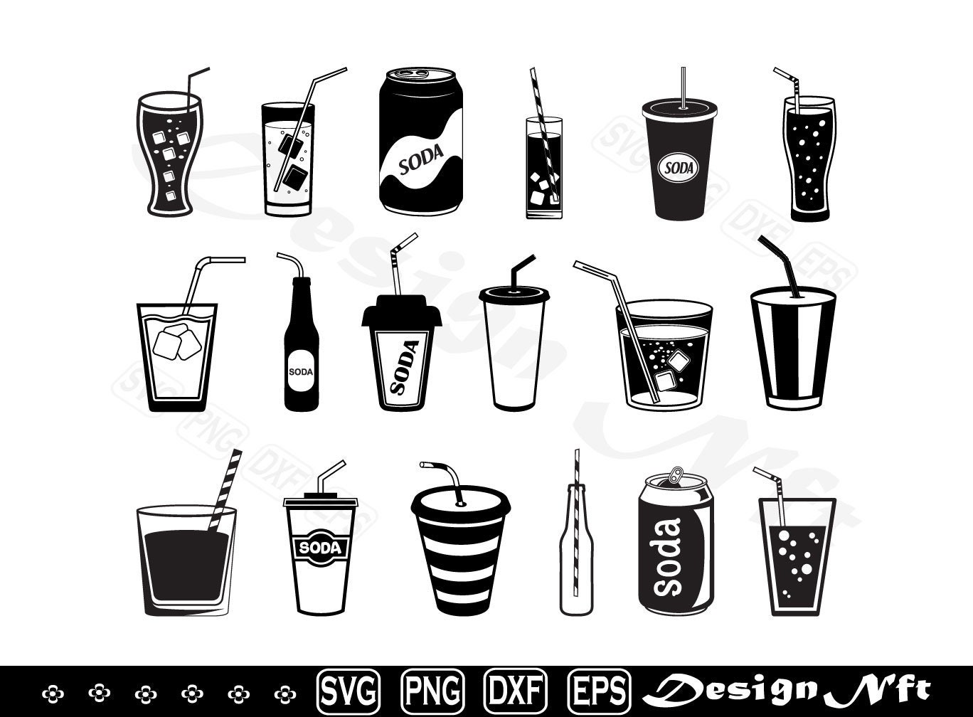 soda-icon-svg-clipart-cut-files-for-silhouette-vector-dxf-eps-png