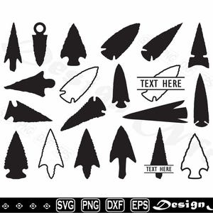 Indian Arrowhead svg, Arrowhead svg, Cut file for silhouette, eps, dxf, png, clipart, Design