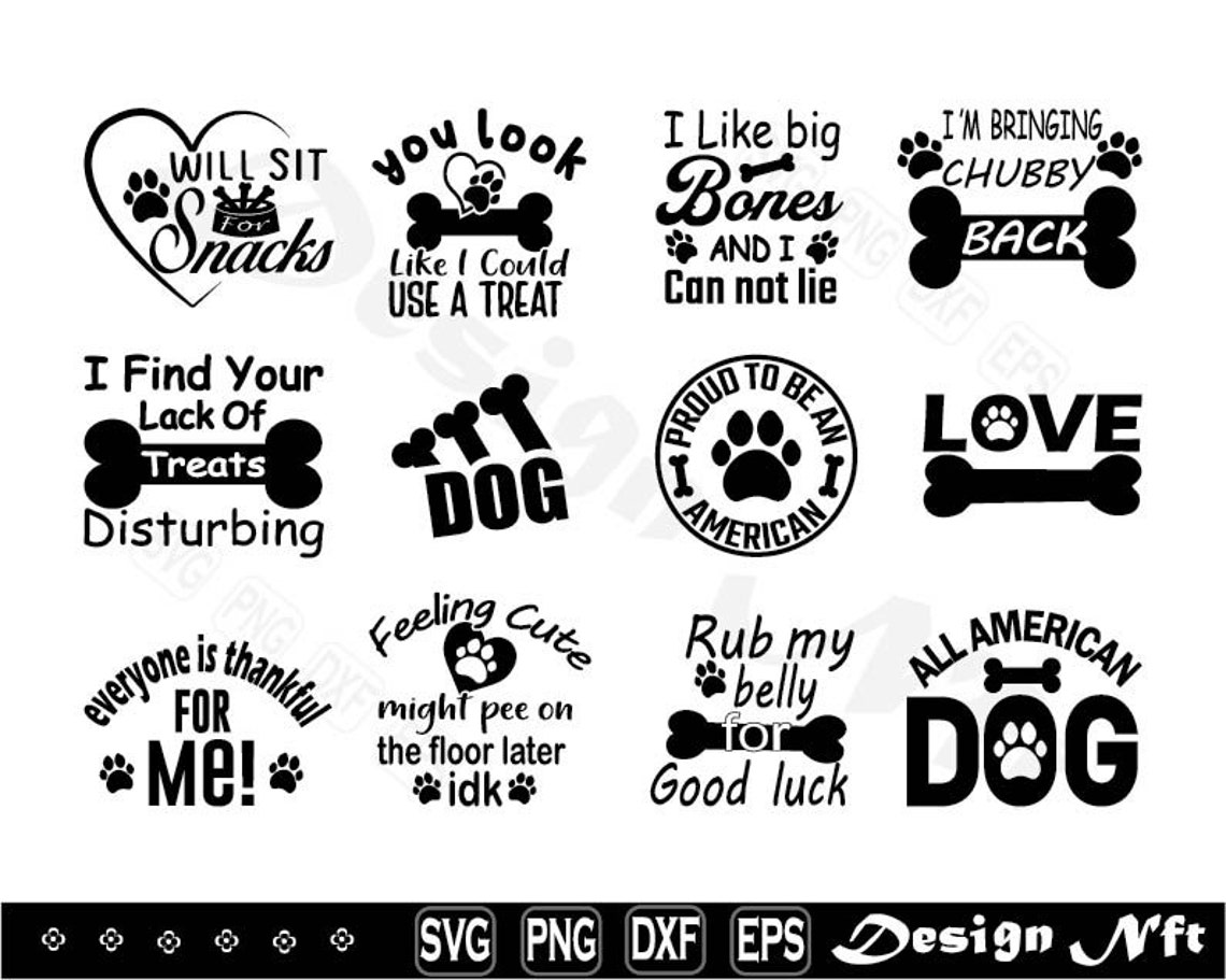 Dog Bandana Svgdog Bandana Clipart Cut Files for Silhouette Etsy