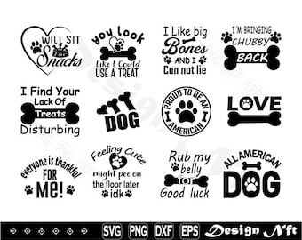 Hond Bandana Svg, Clipart, huisdier gesneden bestanden (digitale download)