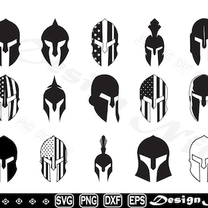 Spartan Helmet svg, Spartan svg, Helmet svg, Clipart, Cut Files for Silhouette, Vector, dxf, eps, png, Design