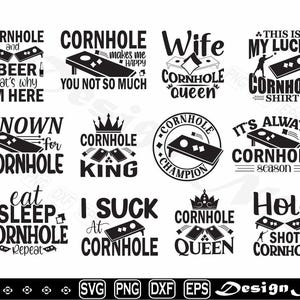 Cornhole svg, Clipart, Cut Files for Silhouette, Vector, dxf, eps, png, Design