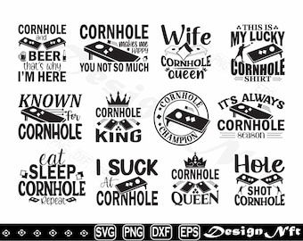 Cornhole svg, Clipart, Cut Files for Silhouette, Vector, dxf, eps, png, Design
