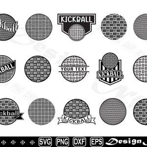 Kickball svg, Clipart, Cut Files for Silhouette, Vector, dxf, eps, png, Design