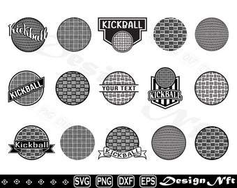 Kickball svg, Clipart, Cut Files for Silhouette, Vector, dxf, eps, png, Design