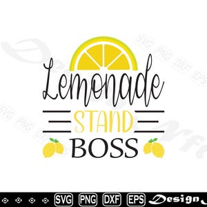 Lemonade Stand Boss svg, Lemonade Stand Boss Clipart, Cut Files for Silhouette, Vector, dxf, png, Design