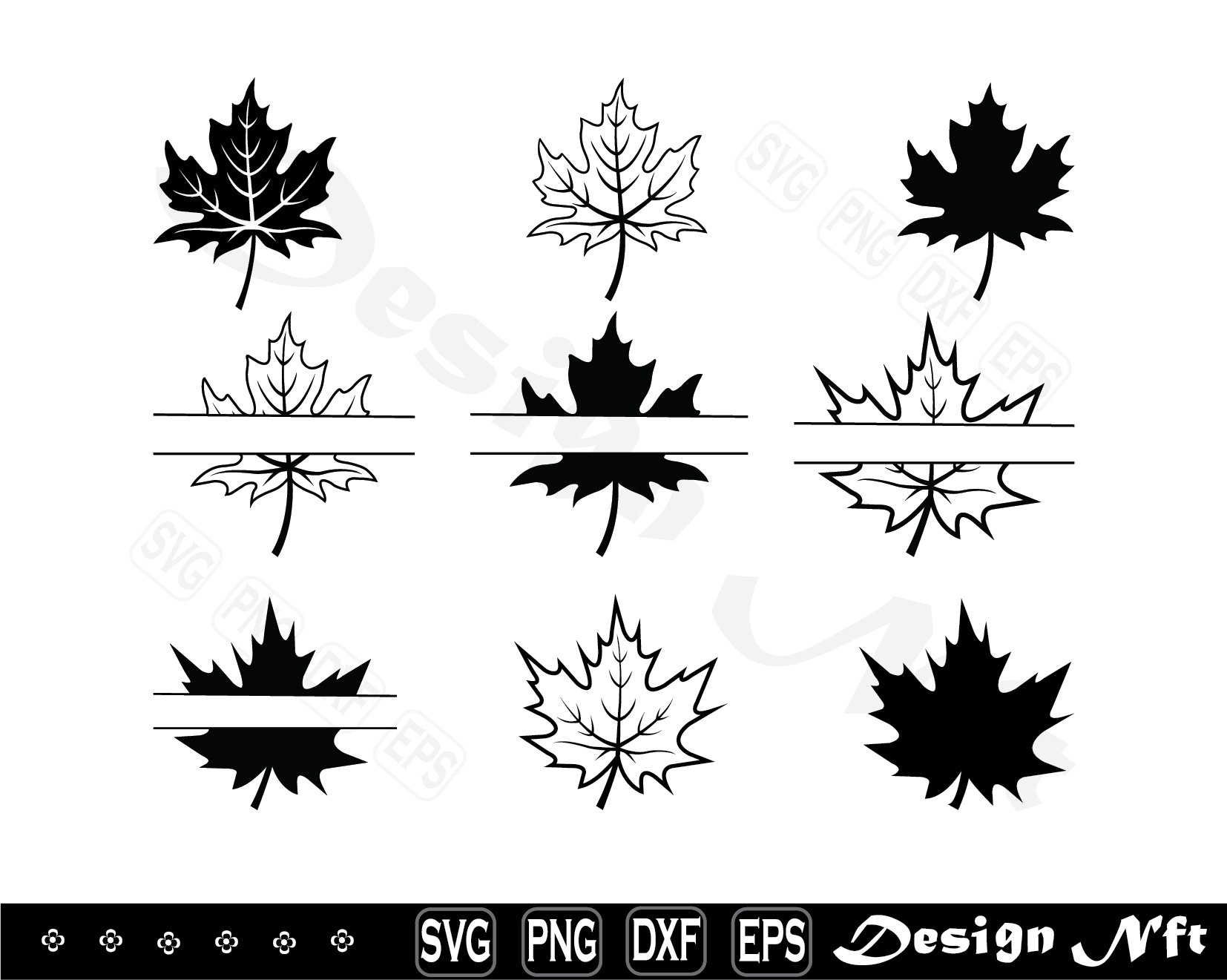 Maple Leaf Svg, Maple Leaf Maple Leaf Clipart, Maple Leaf Cut Files for ...