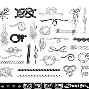 Rope svg, Clipart, Cut Files for Silhouette, Vector, dxf, eps, png, Design