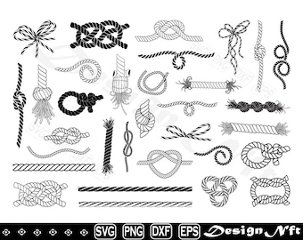 Rope svg, Clipart, Cut Files for Silhouette, Vector, dxf, eps, png, Design