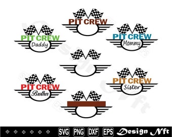 Pit crew svg,  Pit crew Family svg,  Pit crew Clipart, Cut Files for Silhouette, Pit crew Vector, png, dxf,  eps, Design